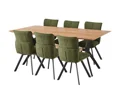DINING TABLE & 6 GRANT CHAIRS IN FOREST
