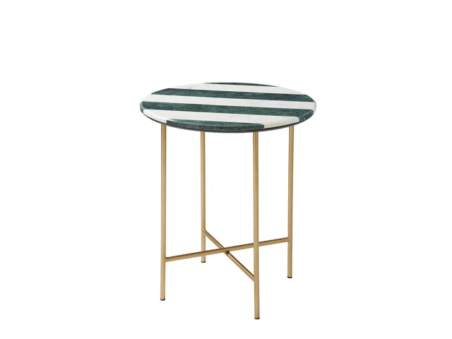 SIDE TABLE - GREEN/WHITE