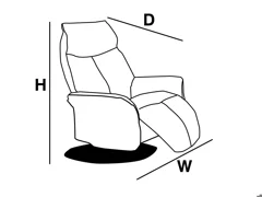 LARGE POWER RECLINER
