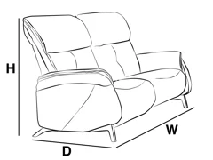2.5 SEATER POWER RECLINER