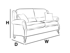 2 SEATER SOFA