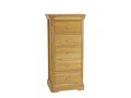 5 DRAWER TALL NARROW CHEST
