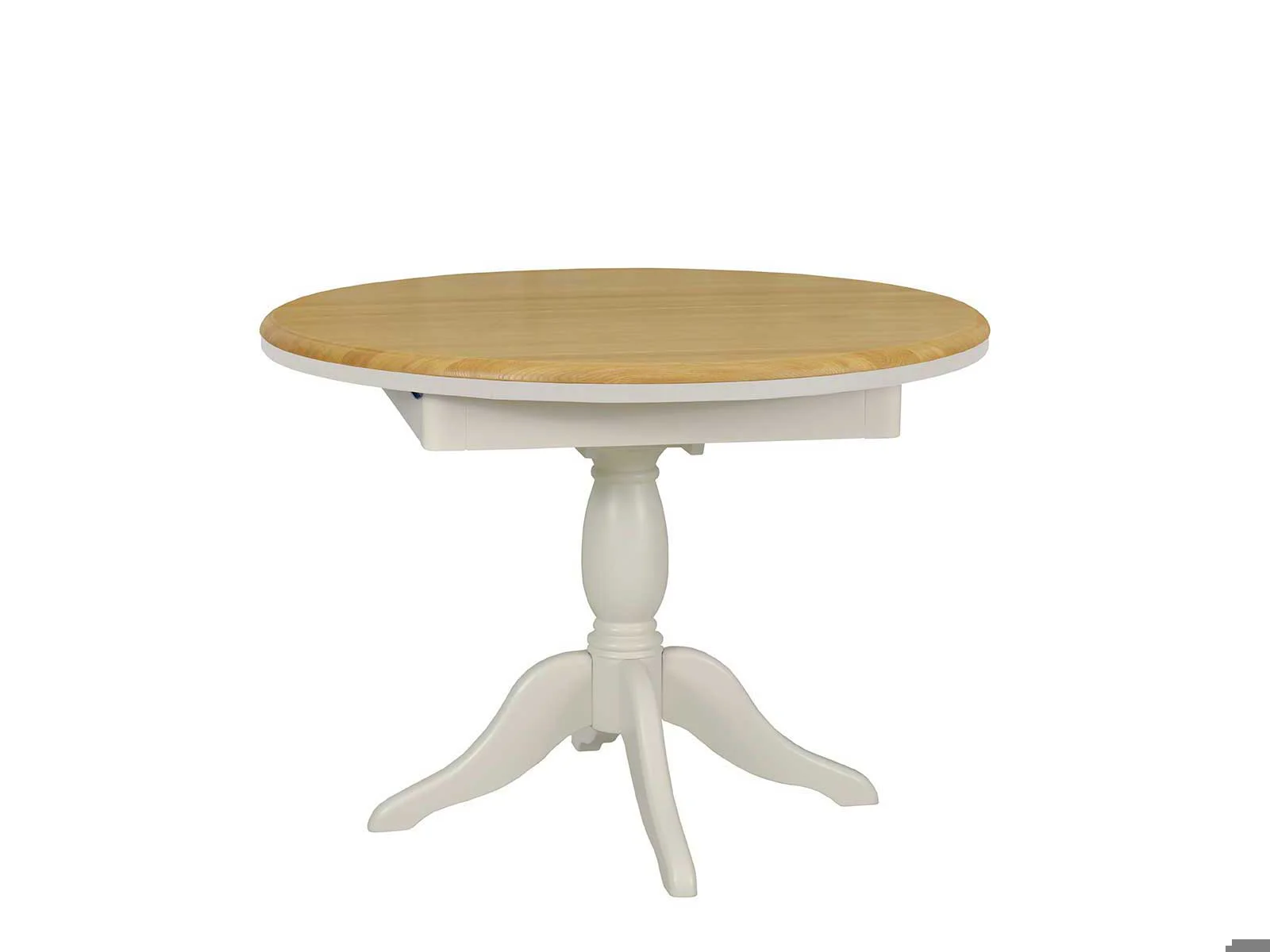 Round Extending Dining Table From 106Cm-145Cm