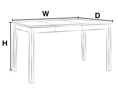 EXTENDING DINING TABLE