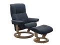 MEDIUM RECLINER CHAIR & STOOL CLASSIC BASE